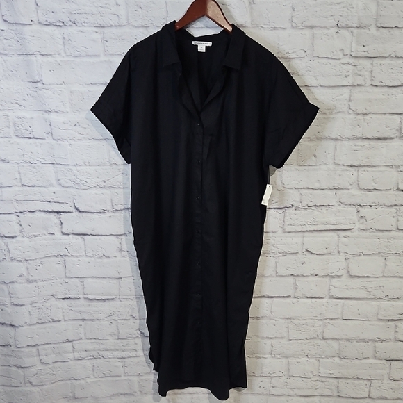 Amazon Essentials Relaxed Fit Button Front Shirt Dress - Picture 3 of 10